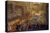 The Coronation of Louis XV in the Rheims Cathedral, 25 October 1722-Pierre-Denis Martin II-Stretched Canvas