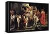 The Coronation of Marie de Medici at St. Denis, 13th May 1610, 1621-25-Peter Paul Rubens-Framed Stretched Canvas