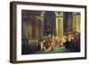 The Coronation of Napoleon at Notre-Dame De Paris on 2nd December 1804, 1807-Jacques Louis David-Framed Giclee Print