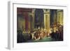 The Coronation of Napoleon at Notre-Dame De Paris on 2nd December 1804, 1807-Jacques Louis David-Framed Giclee Print