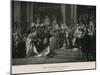 The Coronation of Napoleon I-Jacques-Louis David-Mounted Giclee Print