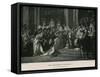 The Coronation of Napoleon I-Jacques-Louis David-Framed Stretched Canvas