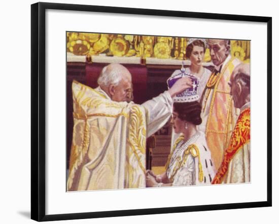 The Coronation of Queen Elizabeth (1900-200), 1937-null-Framed Giclee Print