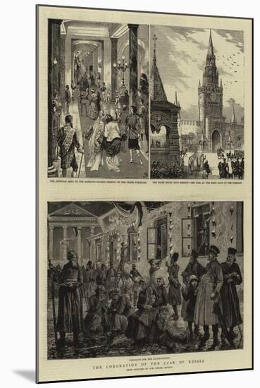 The Coronation of the Czar of Russia-null-Mounted Giclee Print