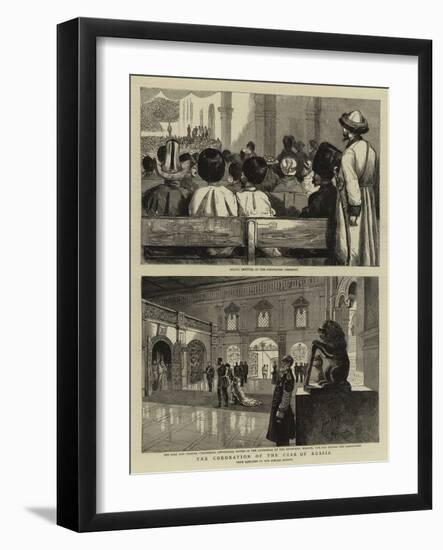 The Coronation of the Czar of Russia-null-Framed Giclee Print
