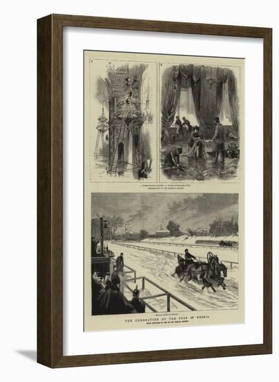 The Coronation of the Czar of Russia-null-Framed Giclee Print