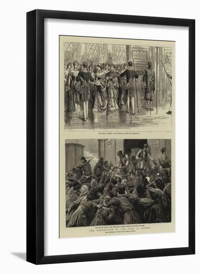 The Coronation of the Czar of Russia-null-Framed Giclee Print