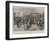 The Coronation of the Czar, the Imperial Procession Leaving the Cathedral of the Annunciation-Frederic De Haenen-Framed Giclee Print