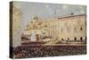 The Coronation of the Emperor Alexander III in the Moscow Kremlin on 15th May 1883-Vasili Vasilyevich Vereshchagin-Stretched Canvas