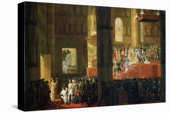 The Coronation of the Empress Maria Feodorovna on 5th April 1797, 19th Century-Horace Vernet-Stretched Canvas