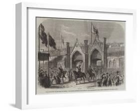 The Coronation of the King of Prussia, His Majesty Entering Konigsberg by the Brandenburg Gate-null-Framed Giclee Print