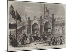 The Coronation of the King of Prussia, His Majesty Entering Konigsberg by the Brandenburg Gate-null-Mounted Giclee Print