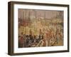 The Coronation of the Serbian Tsar Stefan Dusan as East Roman Emperor (The Cycle the Slav Epi)-Alphonse Mucha-Framed Giclee Print