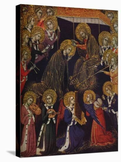 'The Coronation of the Virgin', 1374-Barnaba da Modena-Stretched Canvas