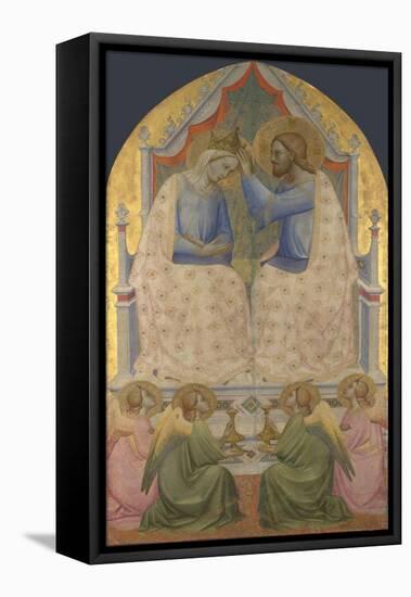 The Coronation of the Virgin, 1380S-Agnolo Gaddi-Framed Stretched Canvas