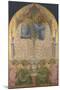 The Coronation of the Virgin, 1380S-Agnolo Gaddi-Mounted Giclee Print