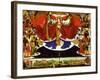The Coronation of the Virgin, 1454-Enguerrand Quarton-Framed Giclee Print
