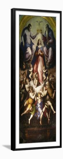 The Coronation of the Virgin, 1571-Giorgio Vasari-Framed Giclee Print