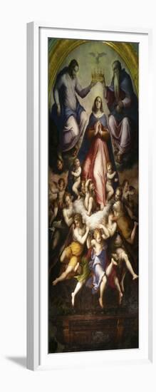 The Coronation of the Virgin, 1571-Giorgio Vasari-Framed Giclee Print