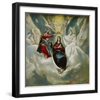 The Coronation of the Virgin, 1592-El Greco-Framed Giclee Print