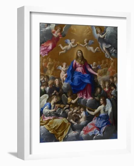 The Coronation of the Virgin, 1607-Guido Reni-Framed Giclee Print