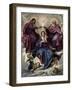 The Coronation of the Virgin, 1635-1636-Diego Velazquez-Framed Premium Giclee Print