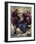 The Coronation of the Virgin, 1635-1636-Diego Velazquez-Framed Premium Giclee Print