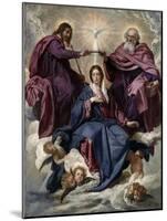 The Coronation of the Virgin, 1635-1636-Diego Velazquez-Mounted Giclee Print