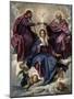 The Coronation of the Virgin, 1635-1636-Diego Velazquez-Mounted Giclee Print