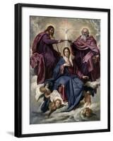 The Coronation of the Virgin, 1635-1636-Diego Velazquez-Framed Giclee Print