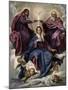 The Coronation of the Virgin, 1635-1636-Diego Velazquez-Mounted Giclee Print