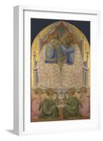 The Coronation of the Virgin. About 1380-85-Agnolo Gaddi-Framed Giclee Print