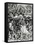 The Coronation of the Virgin and Child, 1518 (Woodcut)-Albrecht Dürer-Framed Stretched Canvas