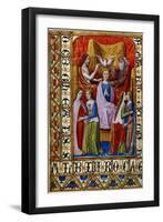 The Coronation of the Virgin by the Holy Trinity, C.1500-null-Framed Giclee Print