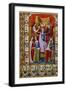 The Coronation of the Virgin by the Holy Trinity, C.1500-null-Framed Giclee Print