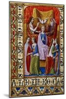 The Coronation of the Virgin by the Holy Trinity, C.1500-null-Mounted Giclee Print