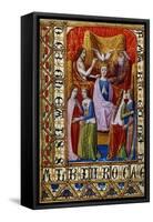 The Coronation of the Virgin by the Holy Trinity, C.1500-null-Framed Stretched Canvas