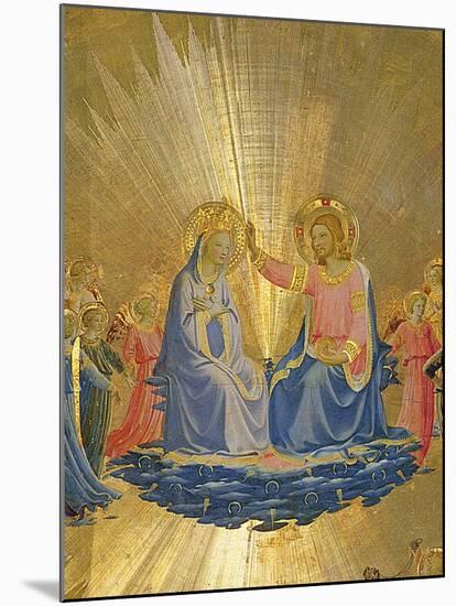 The Coronation of the Virgin, C.1440-Fra Angelico-Mounted Giclee Print