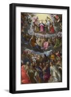 The Coronation of the Virgin, C. 1598-Johann Rottenhammer-Framed Giclee Print