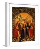 The Coronation of the Virgin, Central Panel from the High Altar, 1512-16-Hans Baldung Grien-Framed Giclee Print