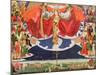 The Coronation of the Virgin, Completed 1453-Enguerrand Quarton-Mounted Giclee Print