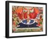 The Coronation of the Virgin, Completed 1453-Enguerrand Quarton-Framed Giclee Print