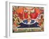 The Coronation of the Virgin, Completed 1453-Enguerrand Quarton-Framed Giclee Print