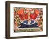 The Coronation of the Virgin, Completed 1453-Enguerrand Quarton-Framed Giclee Print