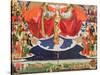 The Coronation of the Virgin, Completed 1453-Enguerrand Quarton-Stretched Canvas