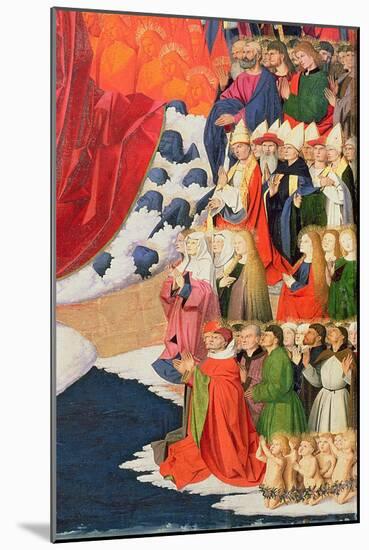 The Coronation of the Virgin, Completed 1453-Enguerrand Quarton-Mounted Giclee Print