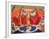 The Coronation of the Virgin, Completed 1453-Enguerrand Quarton-Framed Giclee Print