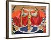 The Coronation of the Virgin, Completed 1453-Enguerrand Quarton-Framed Giclee Print