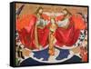 The Coronation of the Virgin, Completed 1453-Enguerrand Quarton-Framed Stretched Canvas