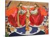 The Coronation of the Virgin, Completed 1453-Enguerrand Quarton-Stretched Canvas